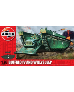 1/76 Buffalo & Willys MB Jeep Airfix 02302V