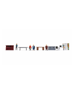 H0 Thema figuren set "Kantoor" Noch 16251