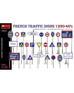 1/35 French Traffic Signs 1930-40's MiniArt 35645