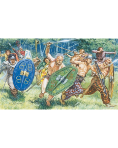 1/72 Gaul warriors I-II Century B.C. - Roman Empire Italeri 6022