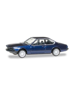 H0 BMW 635 CSI, blauw metallic Herpa 038683