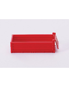 H0 Mulden fur Tandemanhanger, rood (2 st.) Herpa 051668