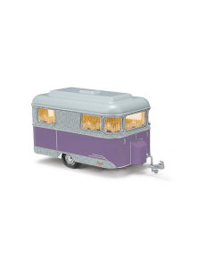 H0 Nagetusch Caravan, Lila/Zilver Busch 51704