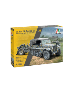 1/35 Sd. Kfz. 10 Demag D7 with 7,5 cm leIG 18 w/Crew Italeri 6595