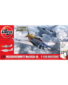 1/72 Messerschmitt ME262-1A & P-51D Mustang - Dogfight Doubles Gift Set Airfix 50183