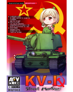 World of Q Tank Series Soviet Heavy Tank KV-I (Q-Series) AFV-Club WQT003