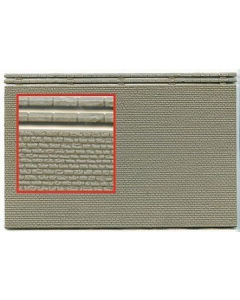 N/Z Wandpaneel regular, met afdekstenen, L 10 x B 15 cm Kibri 36910