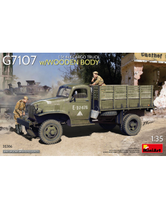 1/35 US 1.5t 4x4 G7107 Cargo Truck w/Wooden Body MiniArt 35386