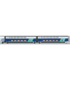 H0 SNCF Set 2 Uitbreidingswagens TGV Duplex Marklin 43433