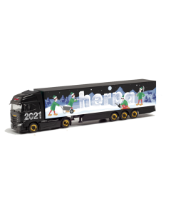 OUTLET - H0 Iveco S-Way K.Sz. Herpa "Kerstmis 2021" Herpa 314176