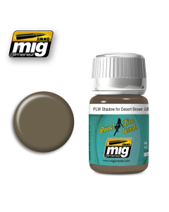 Panel line shadow for desert brown 35 ml AMMO by Mig 1621