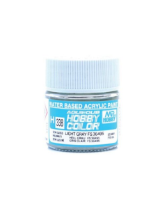 Aqueous Light Grey Semi-Gloss 10ml (A/US) Mr. Hobby H338