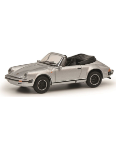 H0 Porsche 911 Carrera 3.2 cabrio, grijs Schuco 26710