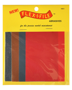 Flex-I-File Sheets (Grit 150/280/320/600), 8 stuks Albion Alloys CODE801