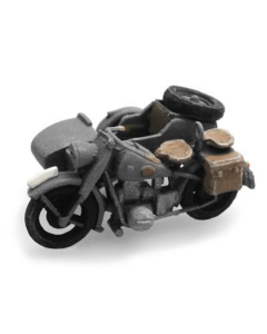 H0 WW II BMW R75 met zijspan, grijs - Artitec 387.44-GR Artitec 38744GR