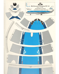 1/70 KLM Mc Donnel Douglas DC-10 - 130 onderdelen (80cm), LS A33 Léon Schuijt A33