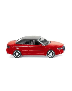 H0 Audi A4 Cabriolet softtop gesloten, rood Wiking 13238