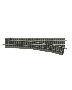 H0 Wissel Rechts WR, rails met bedding Piko 55421