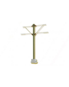 H0 Betonmast nieuwbouw met korte uitlegger Viessmann 41191