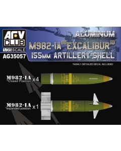 1/35 Aluminium 155mm Artillery Shell M982-I "Excalibur" AFV-Club AG35057