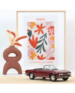 1/18 Peugeot 504 Cabriolet 1969 Andalou Red Norev 184818