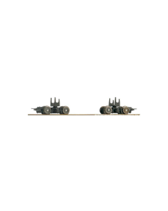 H0m DB Rollbockpaar (bouwpakket), zwart - Bemo 2210 800 Bemo 2210800