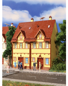 H0 Tussenwoning, geel Vollmer 43844