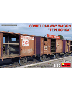 1/35 Soviet Railway Wagon "Teplushka" MiniArt 35300