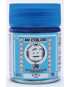 Mr. Primary Color Pigments Cyan Gloss 18ml Mr. Hobby CR1
