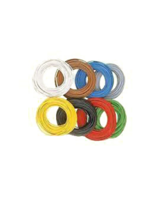Draad 2-aderig 0.08mm², 10 meter, zwart Brawa 3128