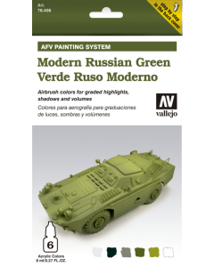 Airbrush Set Modern Russian Green Vallejo 78408