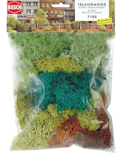 IJslandmos 4 kleuren, 70 gram Busch 7105