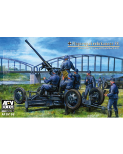 1/35 German Bofors FlaK 28 4cm Anti-Aircraft Gun "Flugzeugabwehrkanone 28" AFV-Club 35186