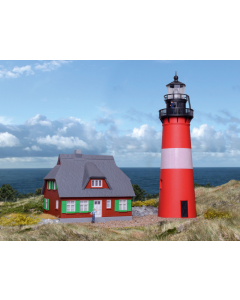 H0 Hörnum Sylt vuurtoren met bijgebouw Kibri 39166