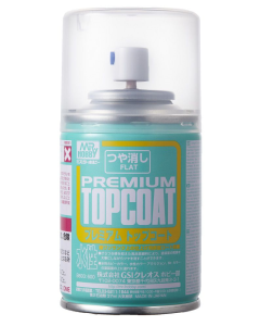 Mr. Premium Topcoat Flat Spray 88ml Mr. Hobby B603