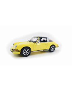 1/18 MHI Porsche 911S Targa, geel Schuco 00364