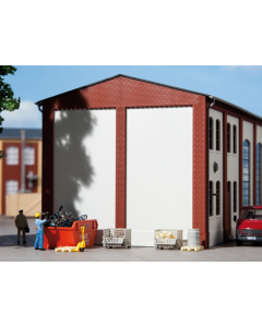 H0 Muur 2342E gestuct (wit), 8 stuks Auhagen 80711