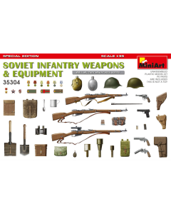 1/35 Soviet Infantry Weapons & Equipment MiniArt 35304