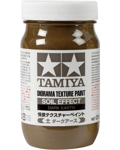 Diorama Texture Paint Soil Effect Dark Earth Tamiya 87121
