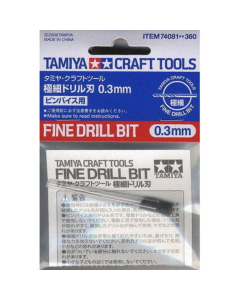Boortje 0,3mm, 1 stuk(s) Tamiya 74081