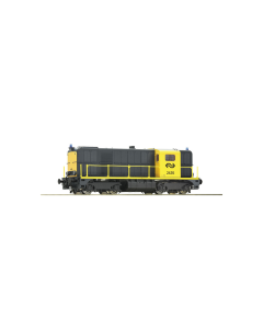 H0 NS Diesellok 2400 geel/grijs (DC, analoog) Roco 70789