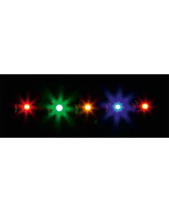 5 LED-lampjes, in verschillende kleuren 12-16V Faller 180652