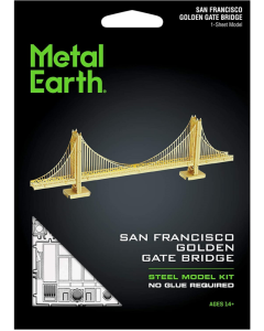 Metal Earth: Gold Golden Gate Bridge San Francisco - MMS001G Metal Earth 570001G