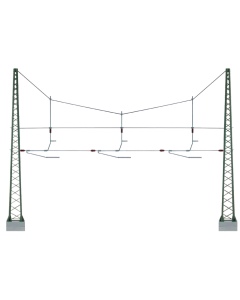 H0 Driesporige draadoverspanning Viessmann 4162