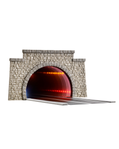 H0 Klassiek tunnelportaal met LED-spiegeling en diepte-effect Viessmann 5097