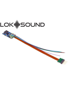 N LokSound 5 micro decoder 6-polig "NEM651" - DCC/MM/SX/M4 ESU 58816