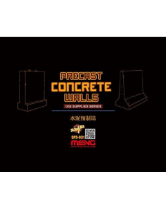 1/35 Concrete Walls (resin) Meng SPS031