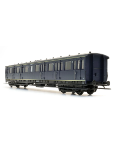 H0 NS C12c B6453, blauw, grijs dak, 2e klasseborden hoog, 1954-66 (standaard) - Artitec 20.255.09 Artitec 2025509