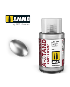 AMMO A-Stand Candy Base Bright Silver (Alclad ALC701) 30ml AMMO by Mig 2450