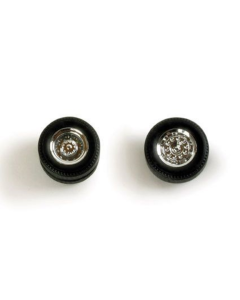 H0 Wielsets voor trekker, uit één stuk, chroom Herpa 052788